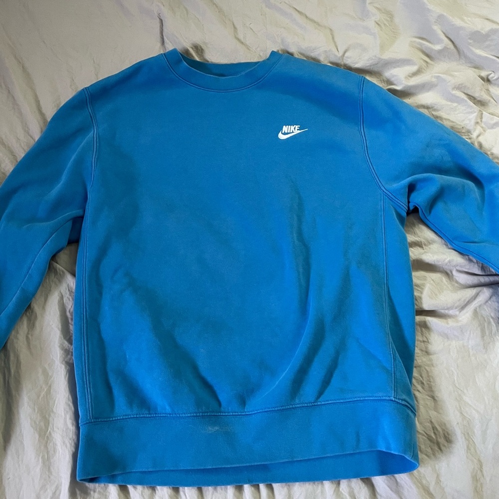 Bright Blue Small Nike Crew Neck
